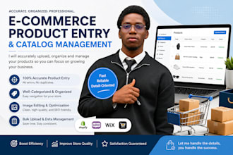 do product upload and ecommerce store catalog management