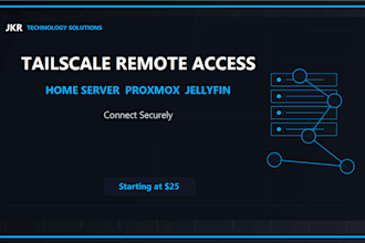 configure tailscale secure remote access for your home server