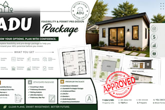 create an adu feasibility and permit predesign package for your property