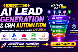 build ai lead generation and CRM automation workflows