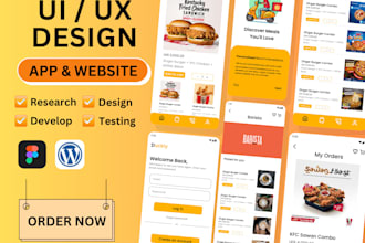 do figma website design, website ui ux, web app design