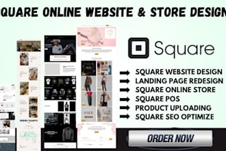 square website design square website redesign square online booking store