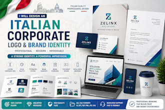 design an italian corporate logo and brand identity