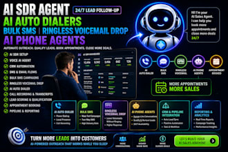 do ai sdr agent ai auto dialers bulk SMS ringless voicemail drop ai phone agents