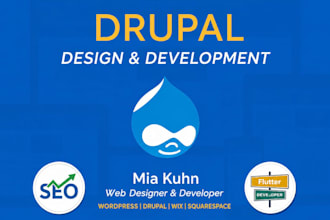 design redesign migrate fix and seo optimize your drupal website