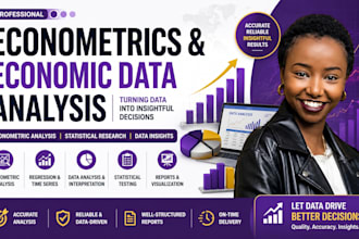 perform econometrics, economic data analysis and statistical research