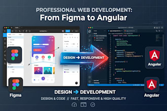 build responsive web apps using angular and typescript