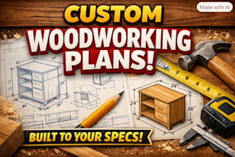 create a full woodworking build plan for your diy projects