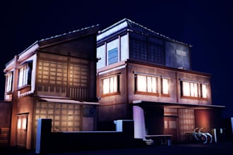 create stylized low poly 3d environments for games