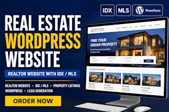 german real estate wordpress website realtor website with idk mls intergration
