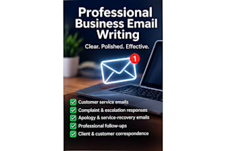 write professional, polished and empathetic business emails