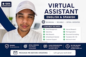 bilingual virtual assistant english spanish