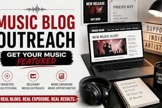 pitch your new music to relevant music blogs