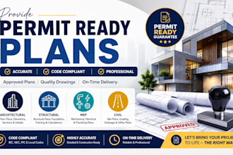design structural, hvac, mep engineering plan for construction permit approval