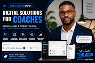 be your vibe coding expert for coaches website and app