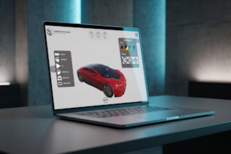 showcase your product in an interactive 3d web viewer