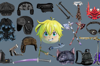 create custom roblox ugc accessories hair face weapon items wearable accessories