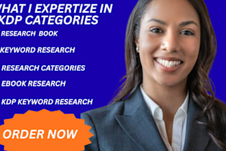 research for profitable keywords and categories