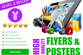 create awesome flyer or poster