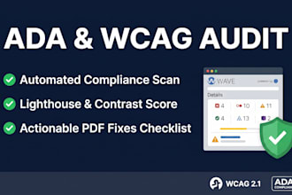 audit your website for wcag ada accessibility compliance