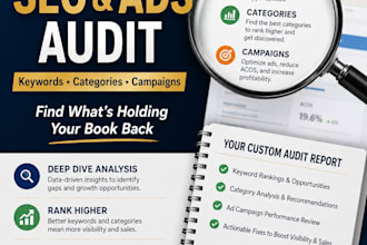 audit your amazon KDP book SEO keywords and ads