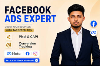 set up and manage facebook ads, meta ads, pixel and conversion tracking
