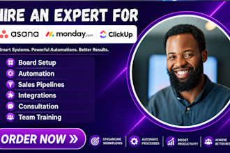 be your asana consultant setup asana project management boards with automations