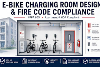 multi family apartment e bike charging room design with fire code compliance