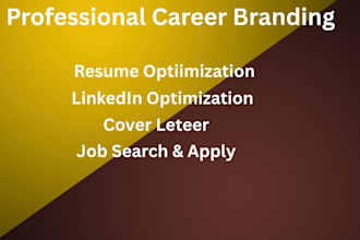 do career consulting for search and apply
