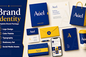 design logo, brand identity, visual identity branding kit, brand style guide
