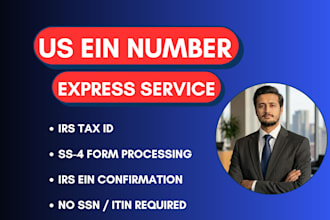 do ein number with conformation letter and tax id for non us residents