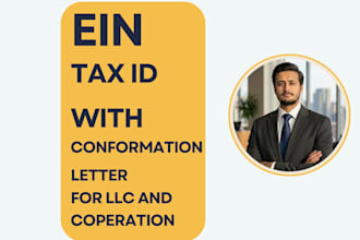 do register ein number with conformation letter for non us residents