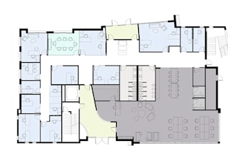 sketch 2d siteplan,permit set,office interior layout,lobby plans,acoustic zoning