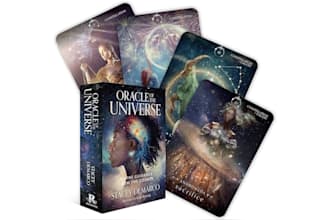 design tarot and oracle cards, back card, decks, guidebooks and boxes