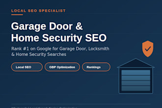 do local SEO for garage door, locksmith and home security business