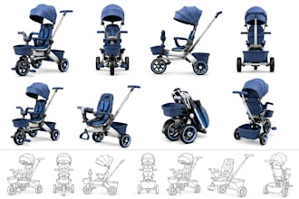 design ergonomic baby products, infant products and 3d cad models