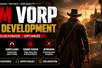 build and customize your redm vorp roleplay server