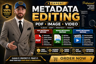 metadata editing, bulk file fixing, image and video metadata, data extraction