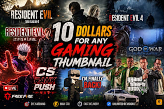 create an eye catching gaming thumbnail