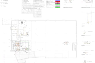 create shop drawing of mep service
