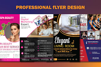 design a professional and modern flyer design