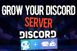 promote and grow your discord server advertising to boost real targeted member