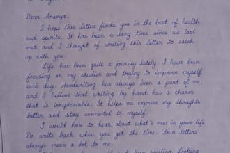 handwrite clean notes,letters beautifully