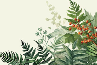 design a botanical illustration