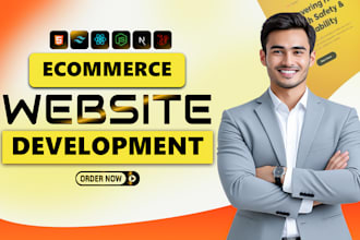 create a responsive custom ecommerce website or full stack web shop development