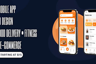 design a professional food delivery app