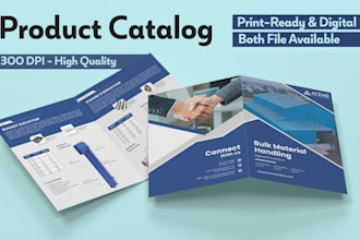 design professional brochures, catalogs and booklets