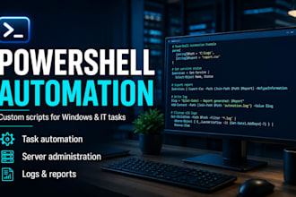 automate windows and IT tasks with powershell scripts