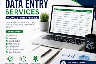do professional data entry and copy paste