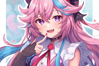 do a anime character